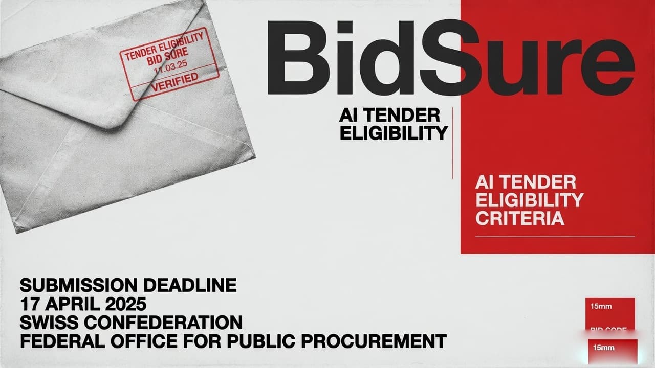 BidSure AI - Tender Eligibility Platform case study visual