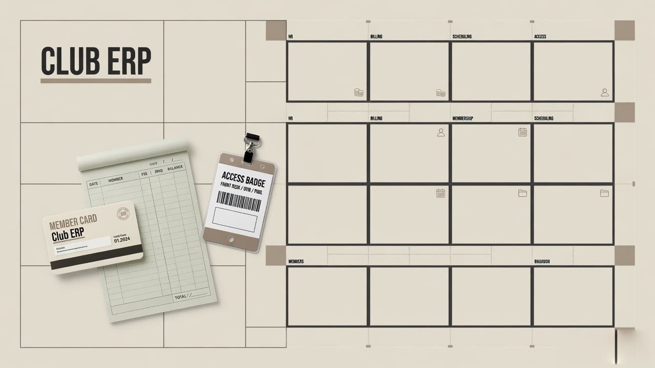 Integrated ERP and Club Management case study visual