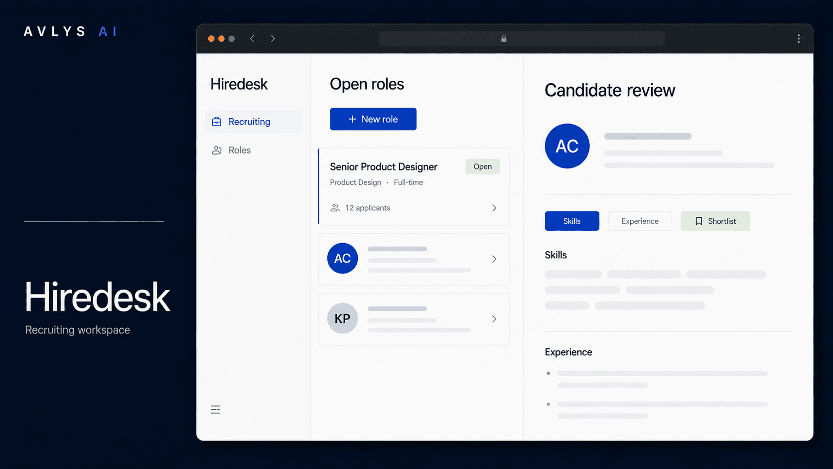 Hiredesk - Recruiting Match System case study visual