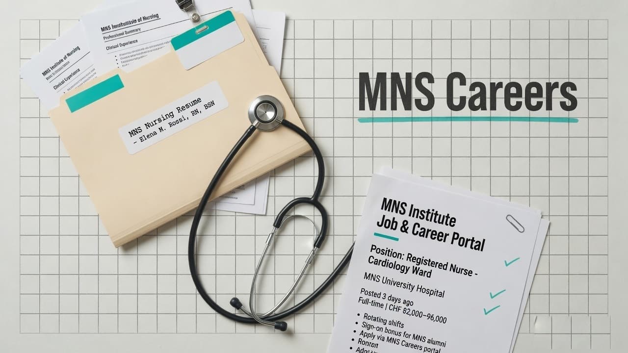 MNS Job and Career Portal case study visual