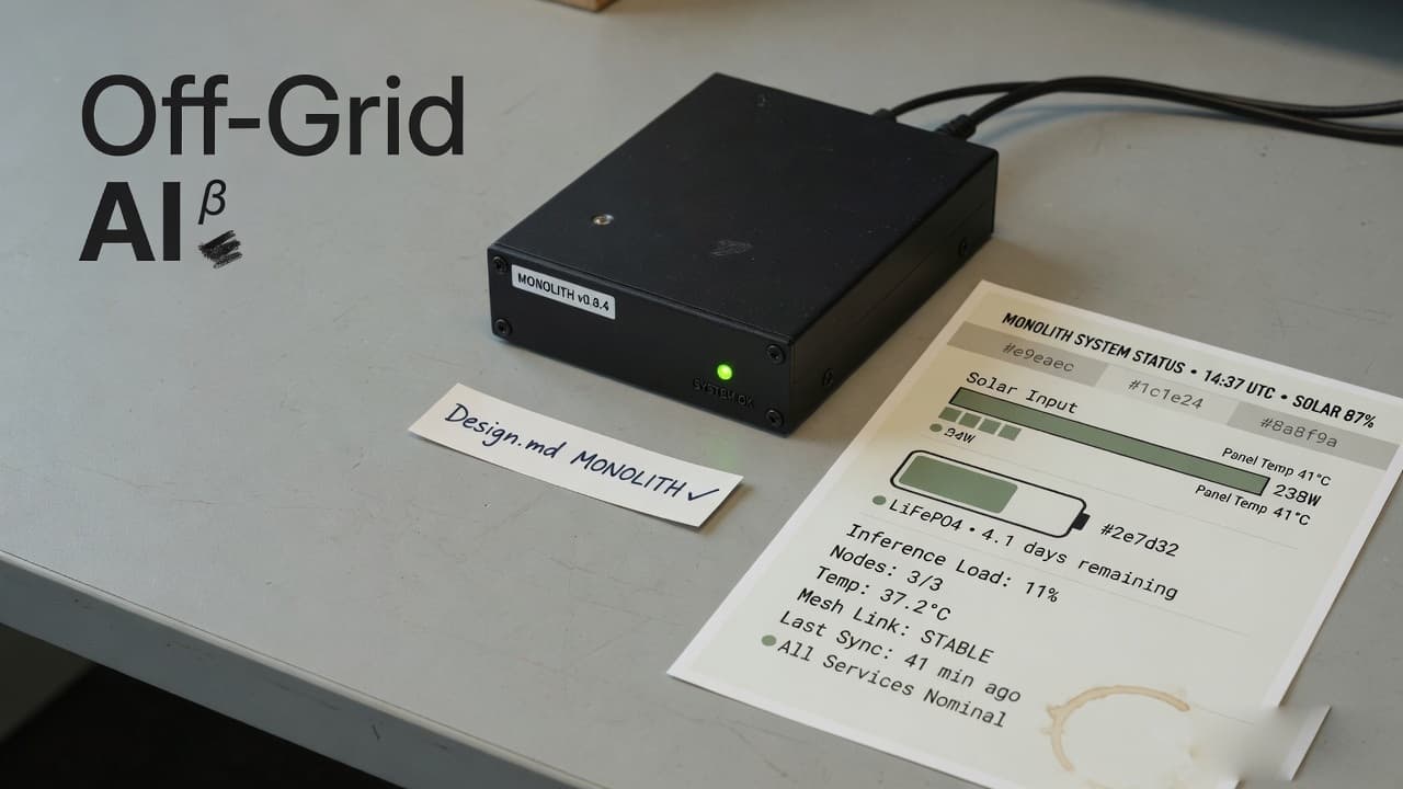 Off-Grid Modular AI Ecosystem case study visual